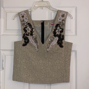 Tracy Reese - Sequin Jacquard Top